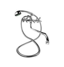 Смеситель "МИРАЖ" 1/2 кер. д/в. шар.переключение, пласт.мах.