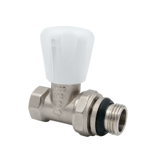 Регулирующий клапан для радиатора прямой  FM 1/2" с уплотнением  (AQualink  100/10) новый