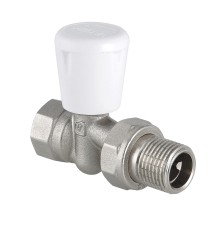Клапан ручной для рад. прямой 1/2" (12/108) VT.018.N.04