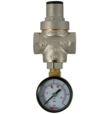 Редуктор давления поршневой от 0,5 до 5,5 бар 1/2" (с манометром) (/) VT.088.N.0455