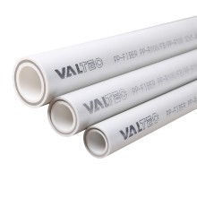 ТРУБА PP-FIBER арм. стекл., PN 25, 25 MM (белый) (4/80) VTp.700.FB25.25