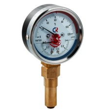 Термоманометр ТМТБ-31P Dy 80 с нижним подключением 1/2", 10 бар 0-120* (1/50) ТМТБ-31P.0410120