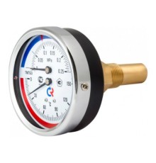 Термоманометр ТМТБ-31T Dy 80 с задним подключением 1/2", 10 бар 0-150* (1/40) ТМТБ-31T.0410150